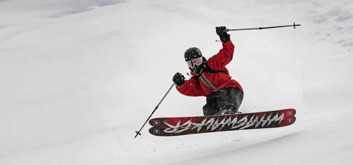 Deep powder skiing in Japan