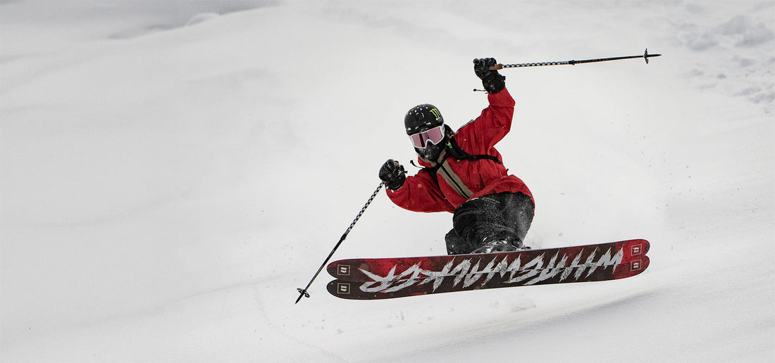 Deep powder skiing in Japan