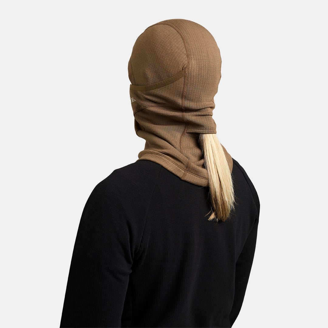 Heavyweight Grid Fleece Merino Balaclava