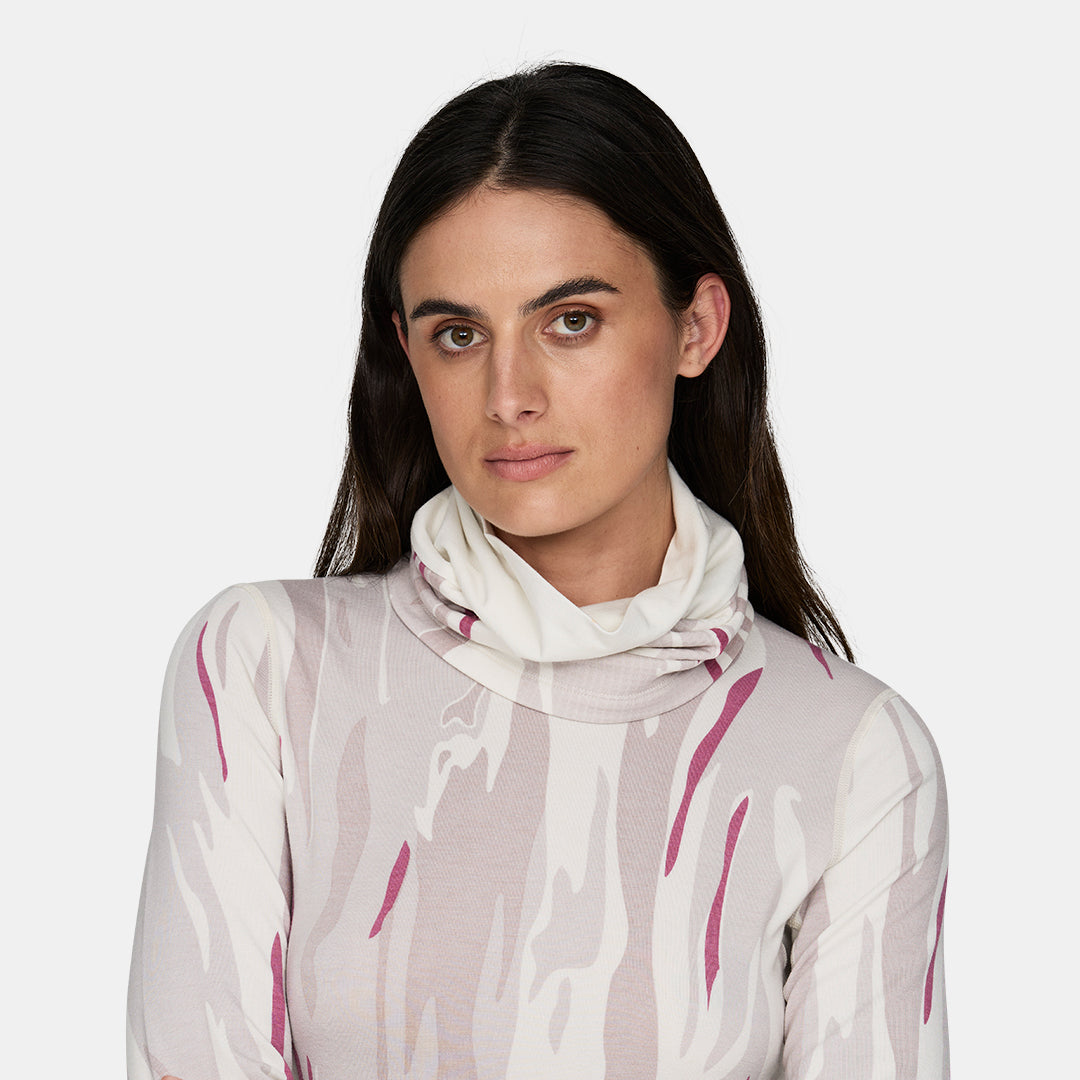 Double Up Heavyweight Grid Fleece Merino Neck Gaiter