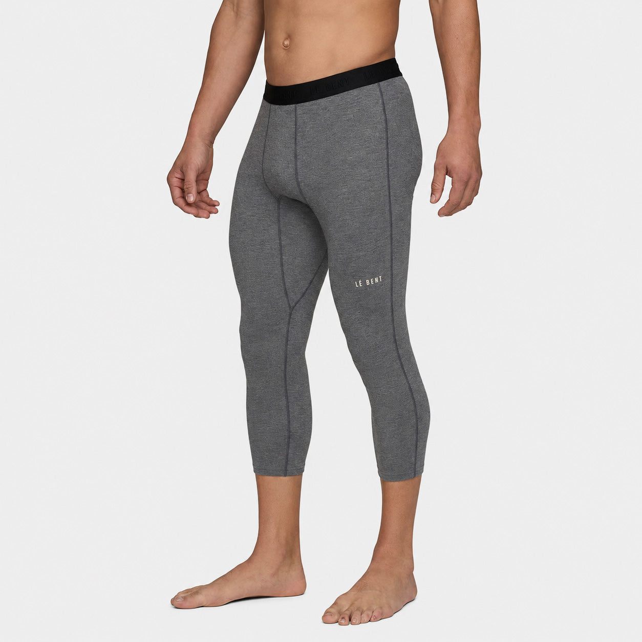 Mens Merino Midweight 3/4 Base Layer Bottom