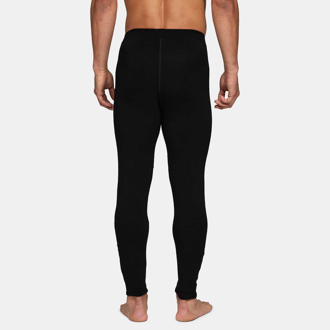 Mens Merino Heavyweight Grid Fleece Base Layer Bottom