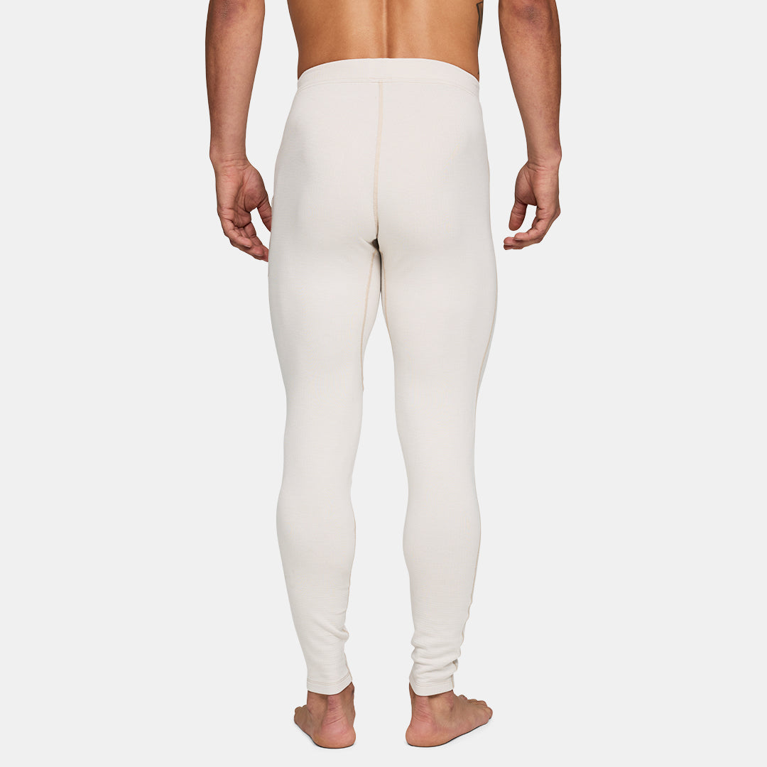 Mens Merino Heavyweight Grid Fleece Base Layer Bottom