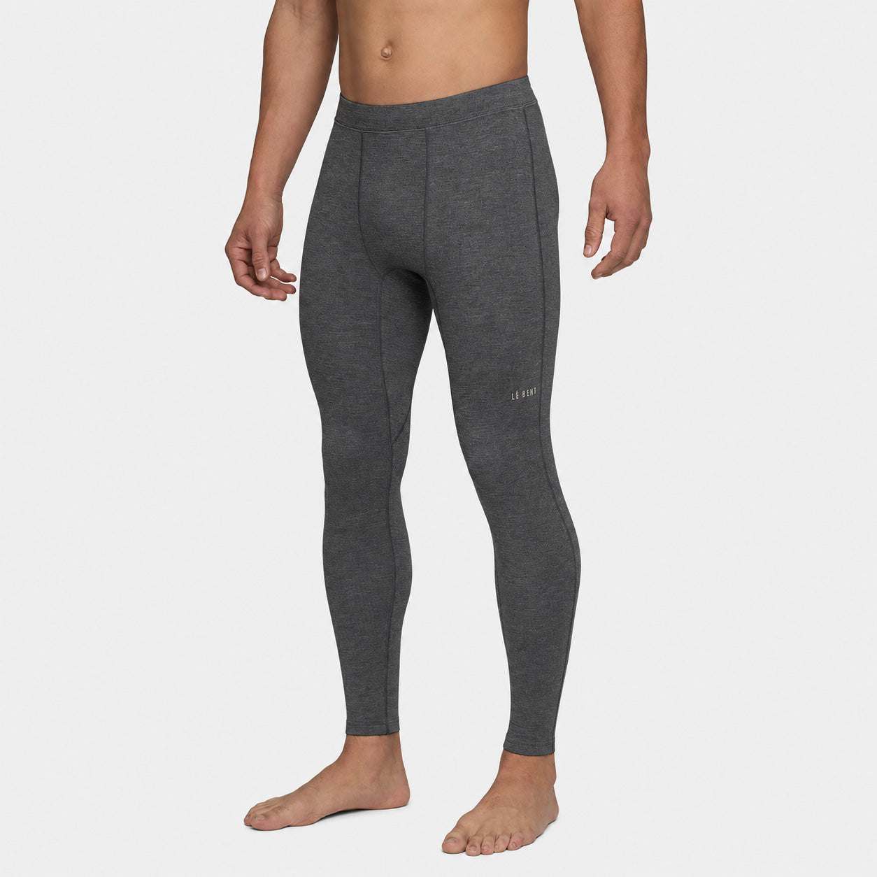 Mens Merino Heavyweight Grid Fleece Base Layer Bottom
