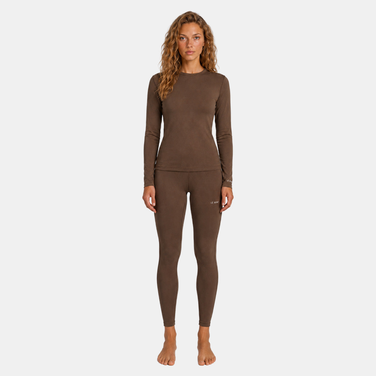 Womens Merino Heavyweight Grid Fleece Base Layer Bottom
