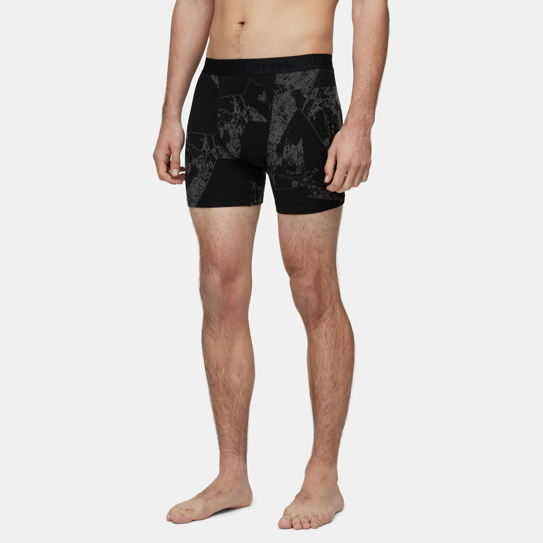 Mens Merino Fractal Lightweight 6" Boxer