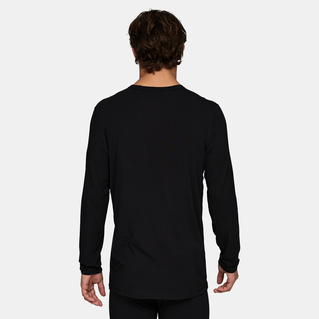 Mens Merino Midweight Base Layer Crew