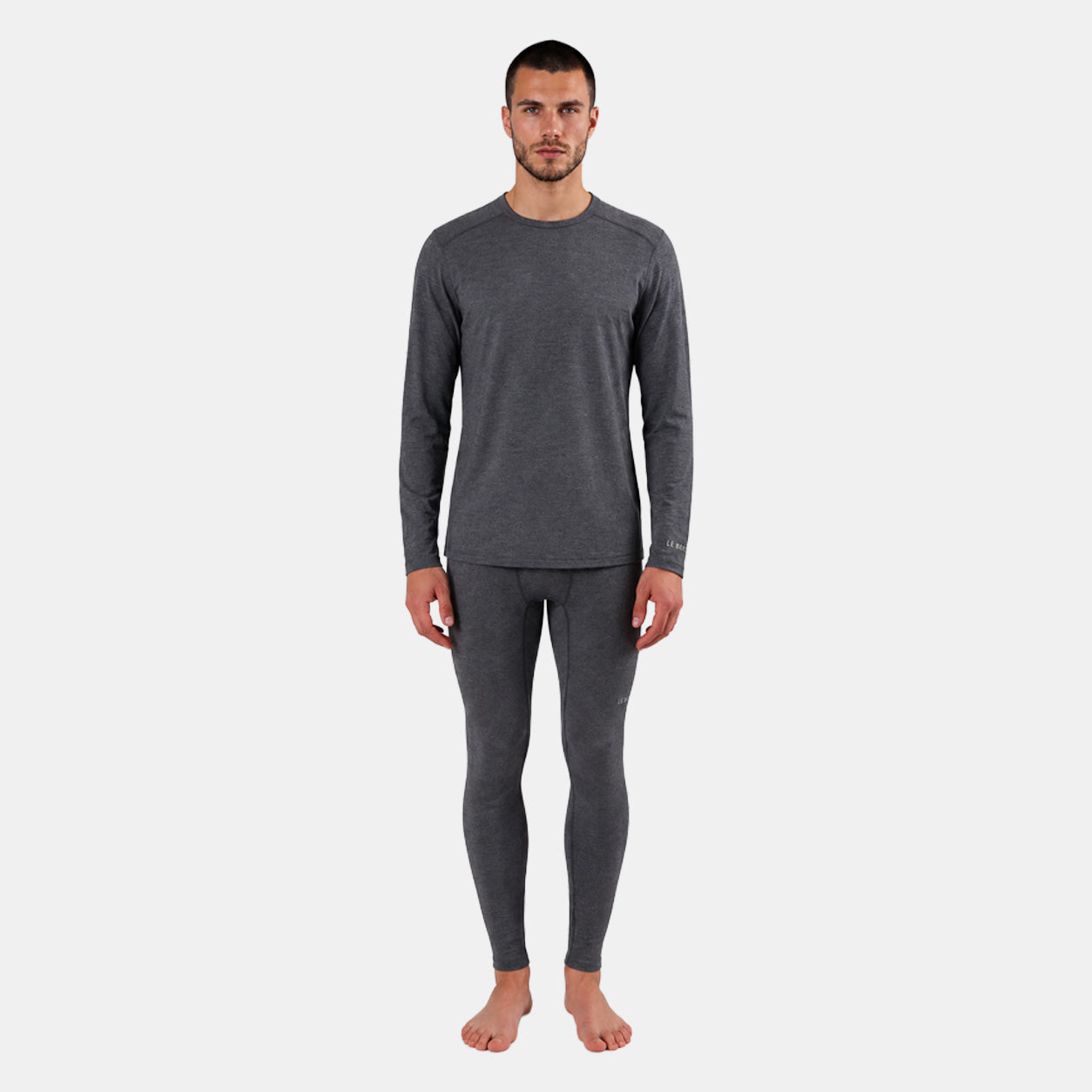 Mens Merino Midweight Base Layer Crew