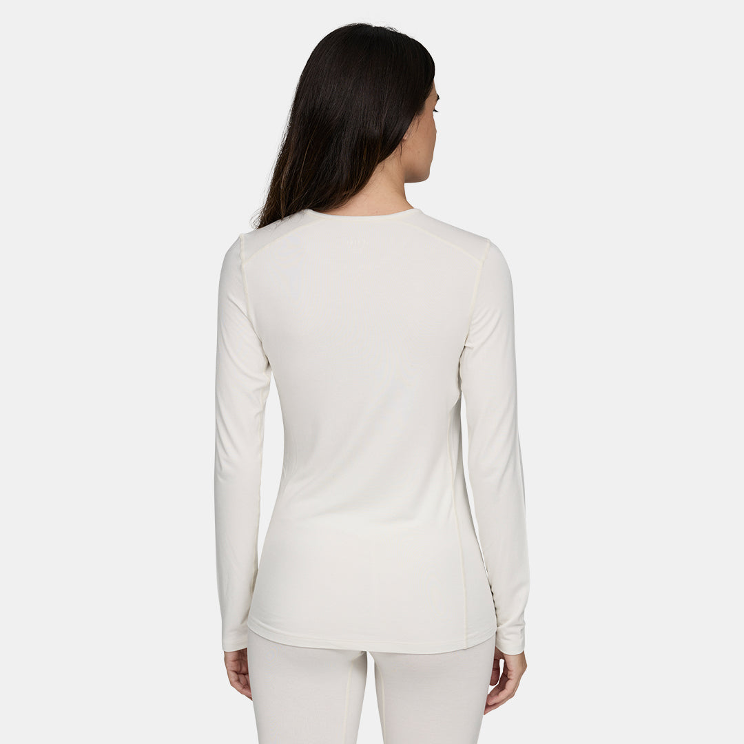 Womens Merino Midweight Base Layer Crew