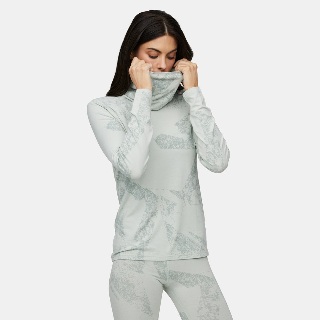 Womens Merino Fractal Midweight High Roller