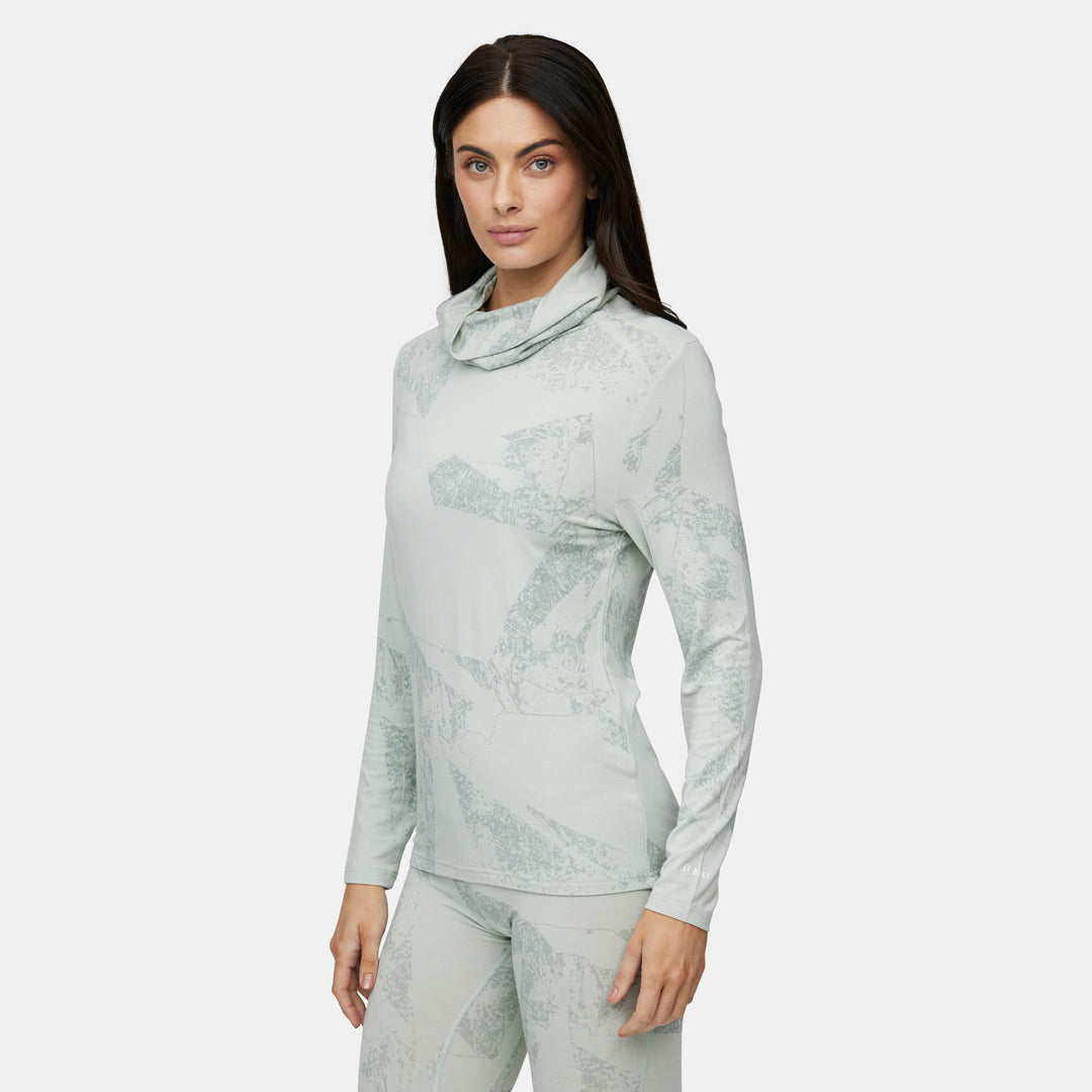 Womens Merino Fractal Midweight High Roller