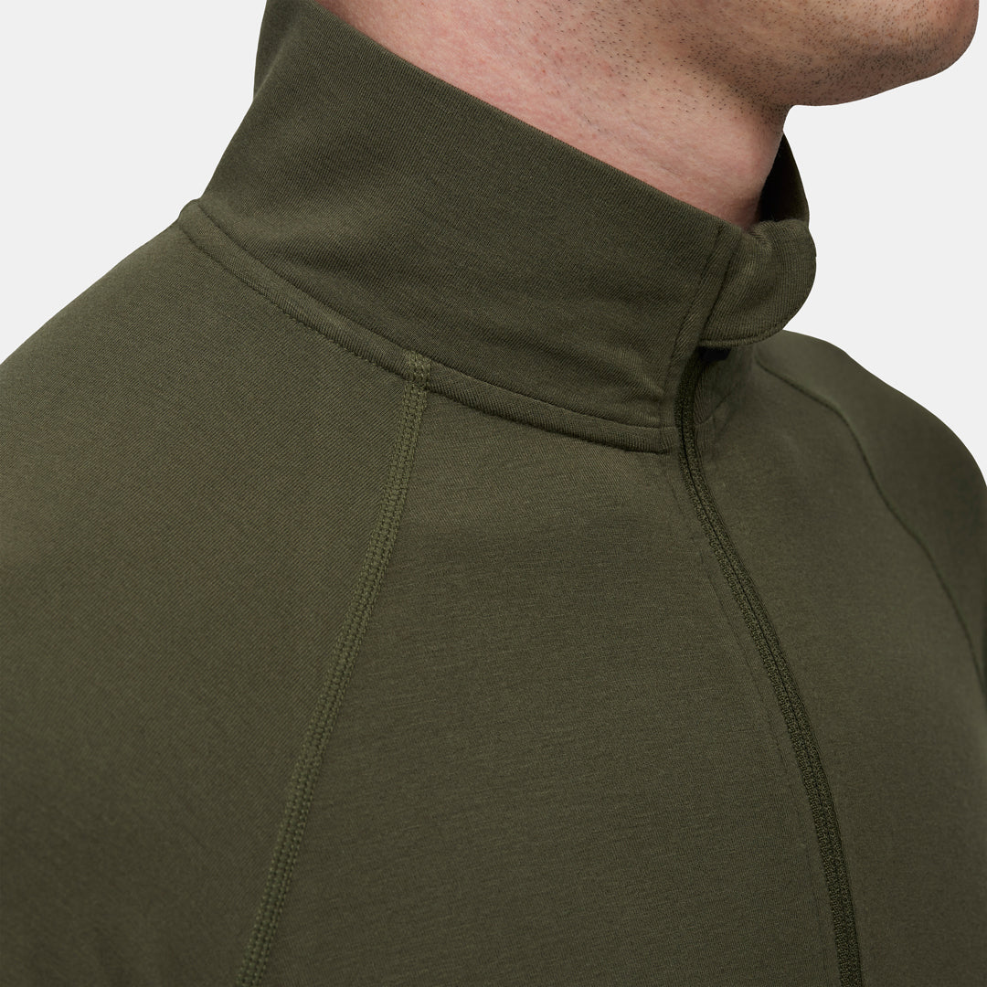 Mens Merino Midweight Base Layer 1/4 Zip
