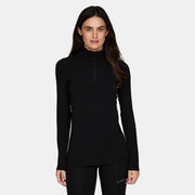Womens Merino Midweight Base Layer 1/4 Zip