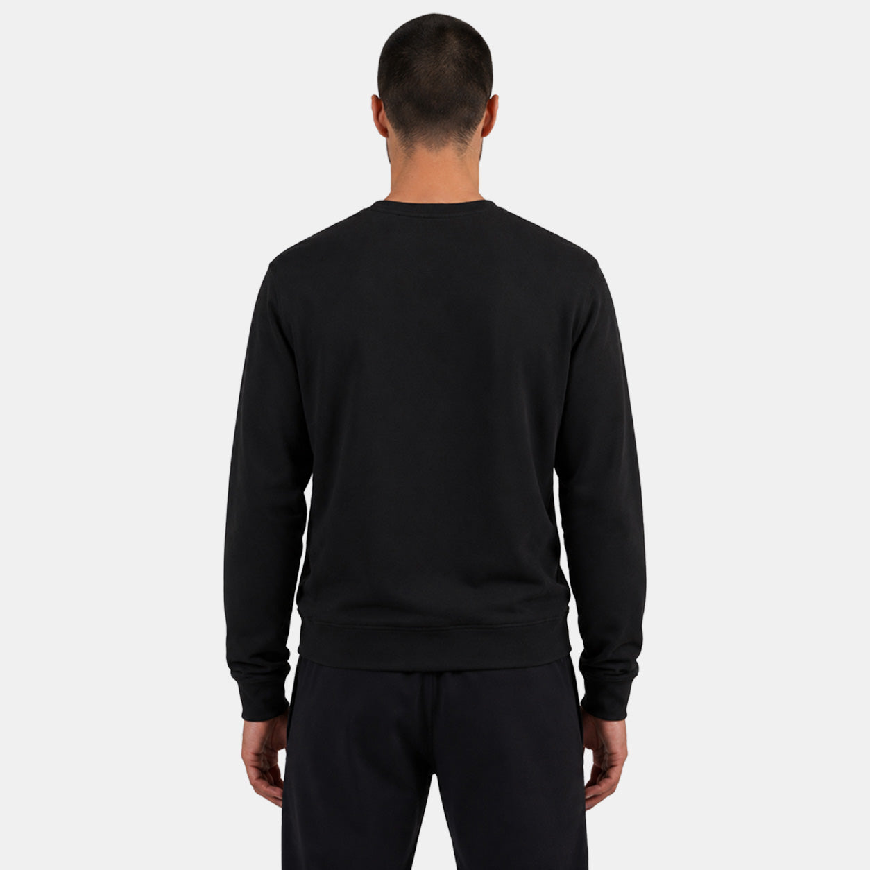 Mens Merino Heavyweight Grid Fleece Sweater