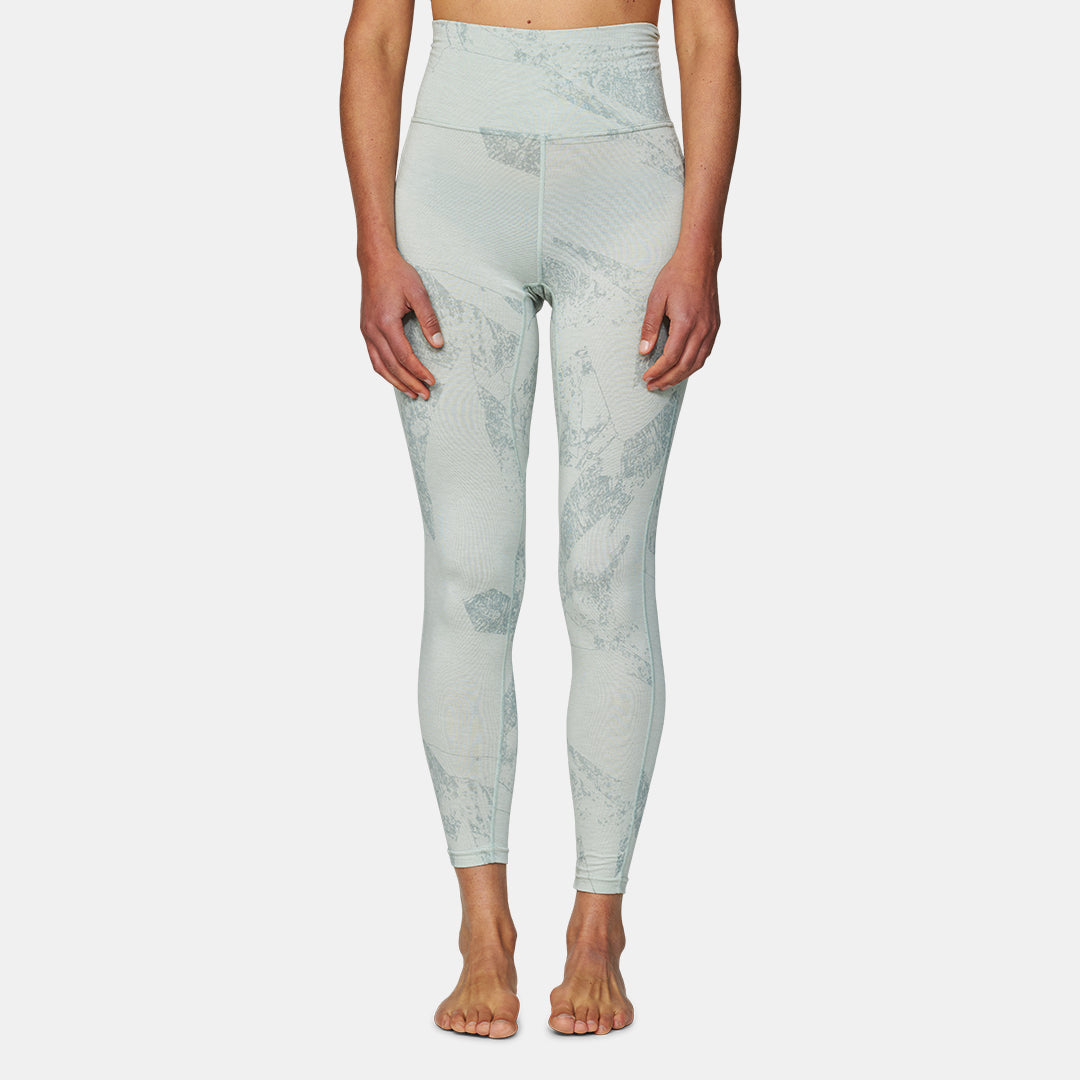 Womens Merino Fractal Lightweight Base Layer Bottom