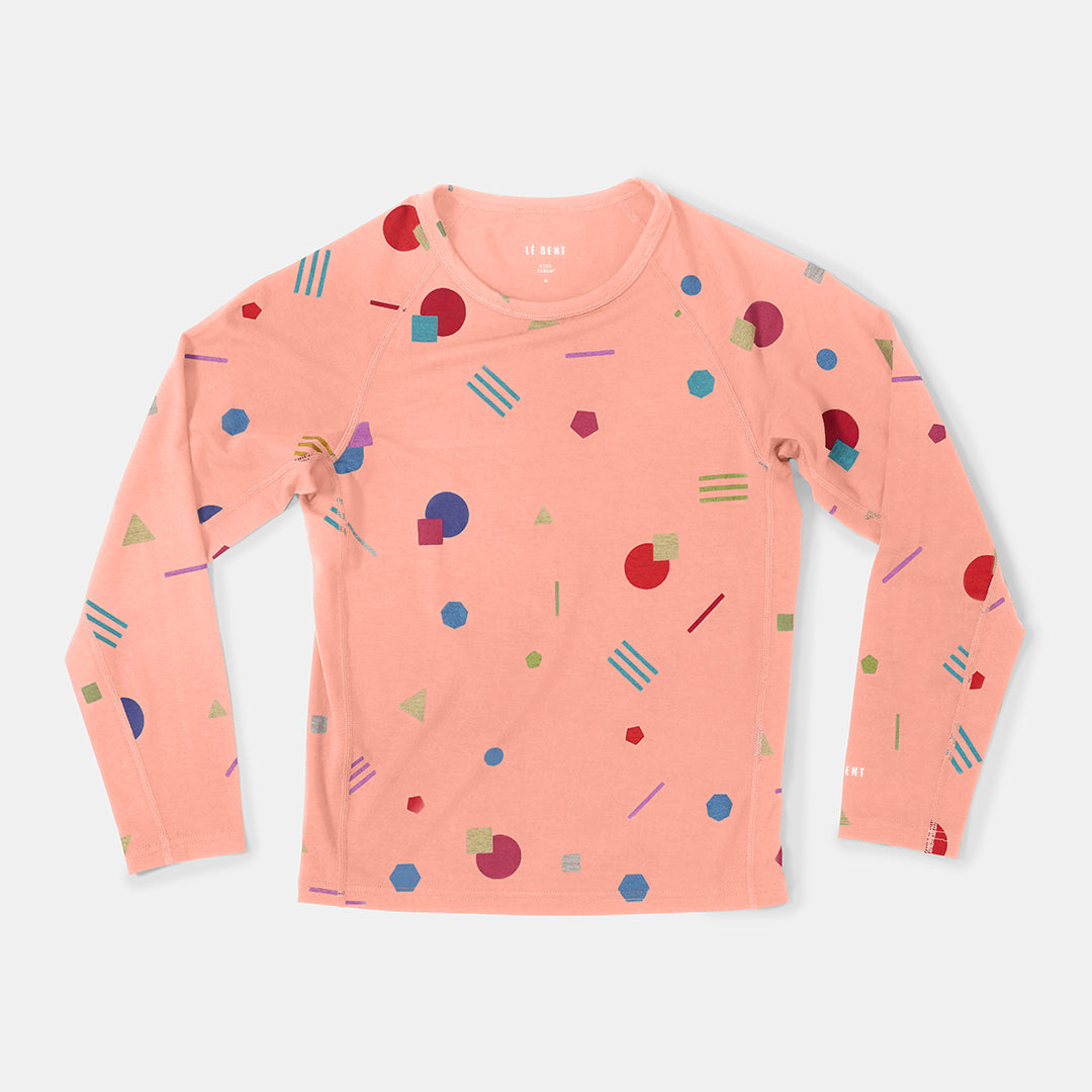 Kids Confetti Midweight Base Layer Raglan