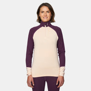 Womens Merino Midweight Base Layer 1/4 Zip