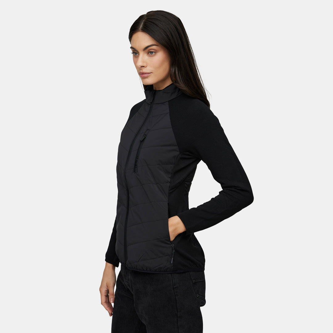 Womens Merino Genepi Wool Insulated Hybrid Jacket