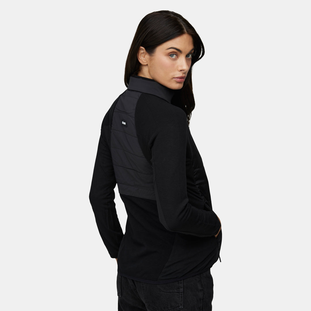 Womens Merino Genepi Wool Insulated Hybrid Jacket