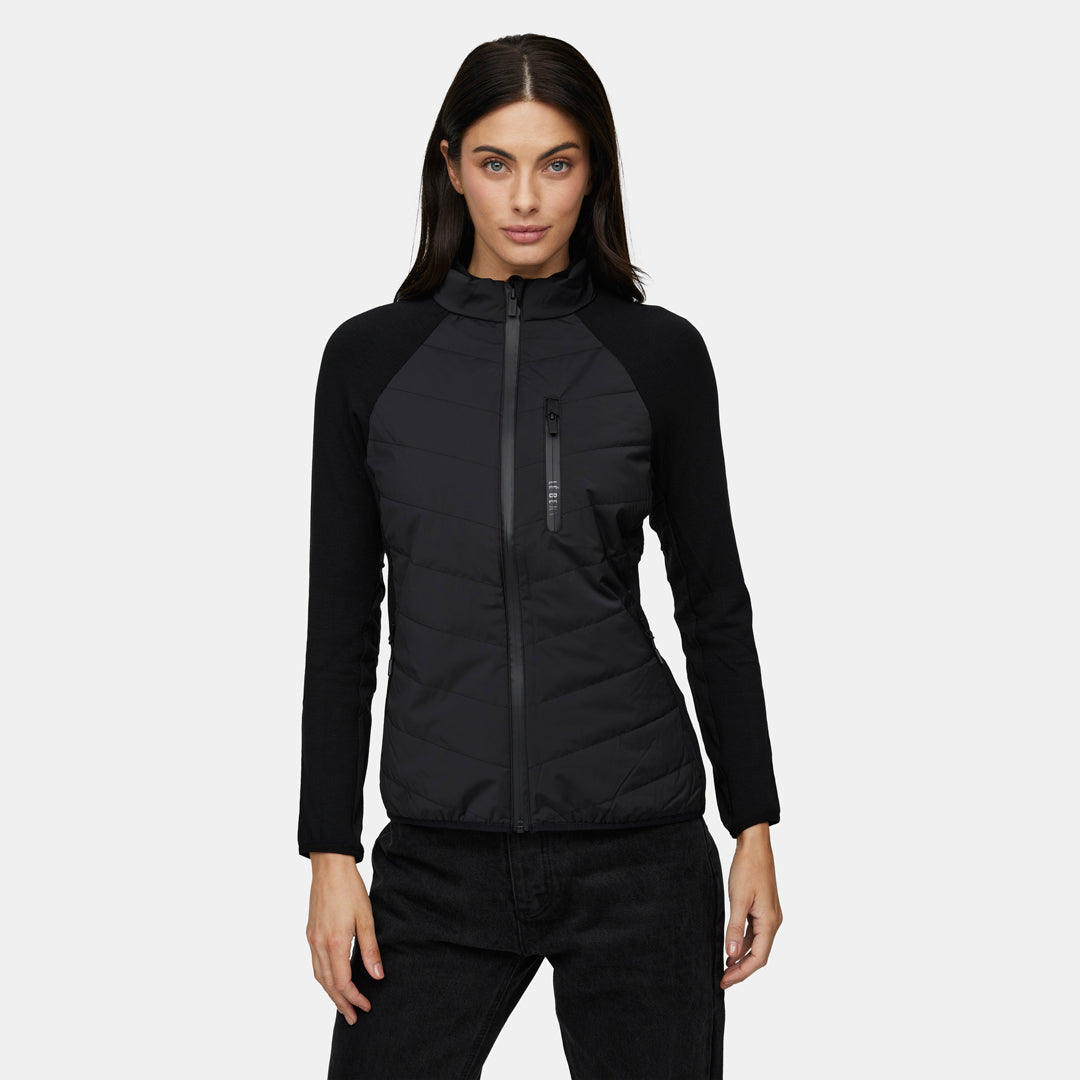 Womens Merino Genepi Wool Insulated Hybrid Jacket