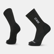 Targeted Cushion Merino Logo 3/4 Crew Ribbed Sock