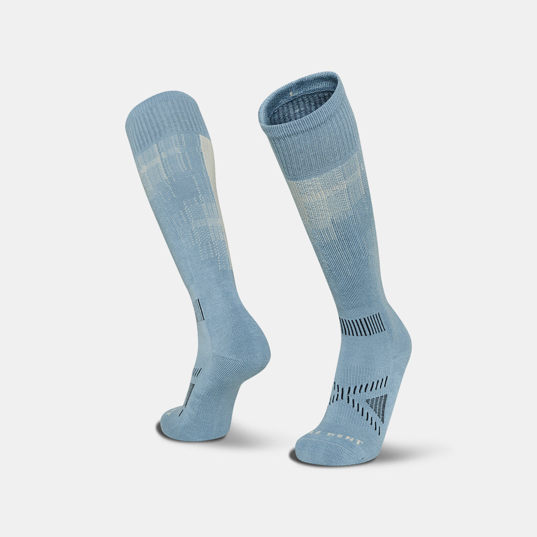 Light Cushion Merino Pixel Snow Sock