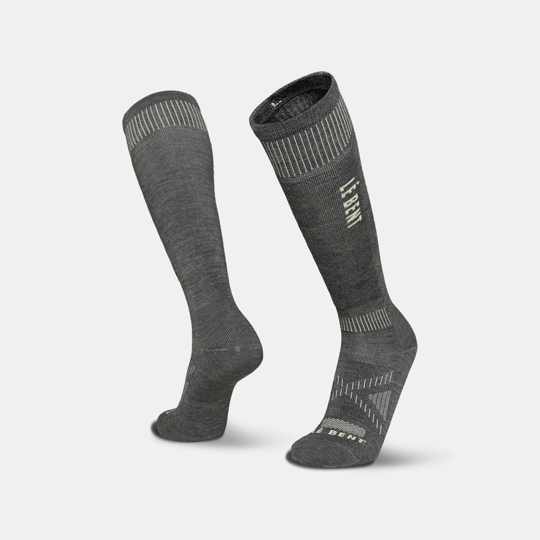 Targeted Cushion Merino Logo Snow Sock