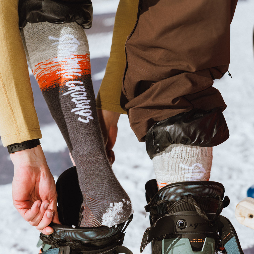 Stomping Grounds Pro Series Light Cushion Merino Snow Sock