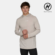 Mens Merino Featherweight Hooded LS Crew