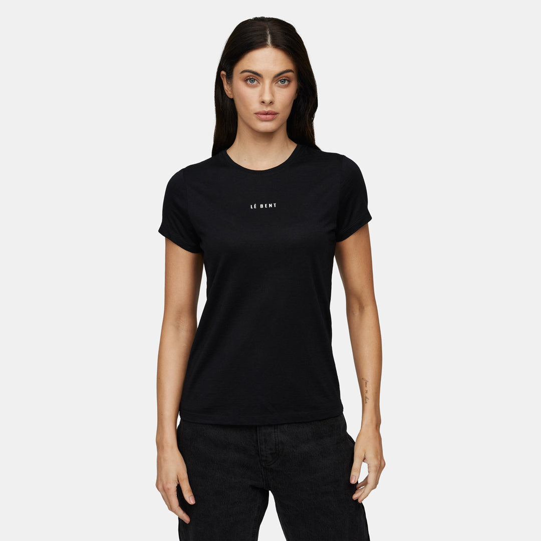 Womens Merino Ultralight Logo SS Tee