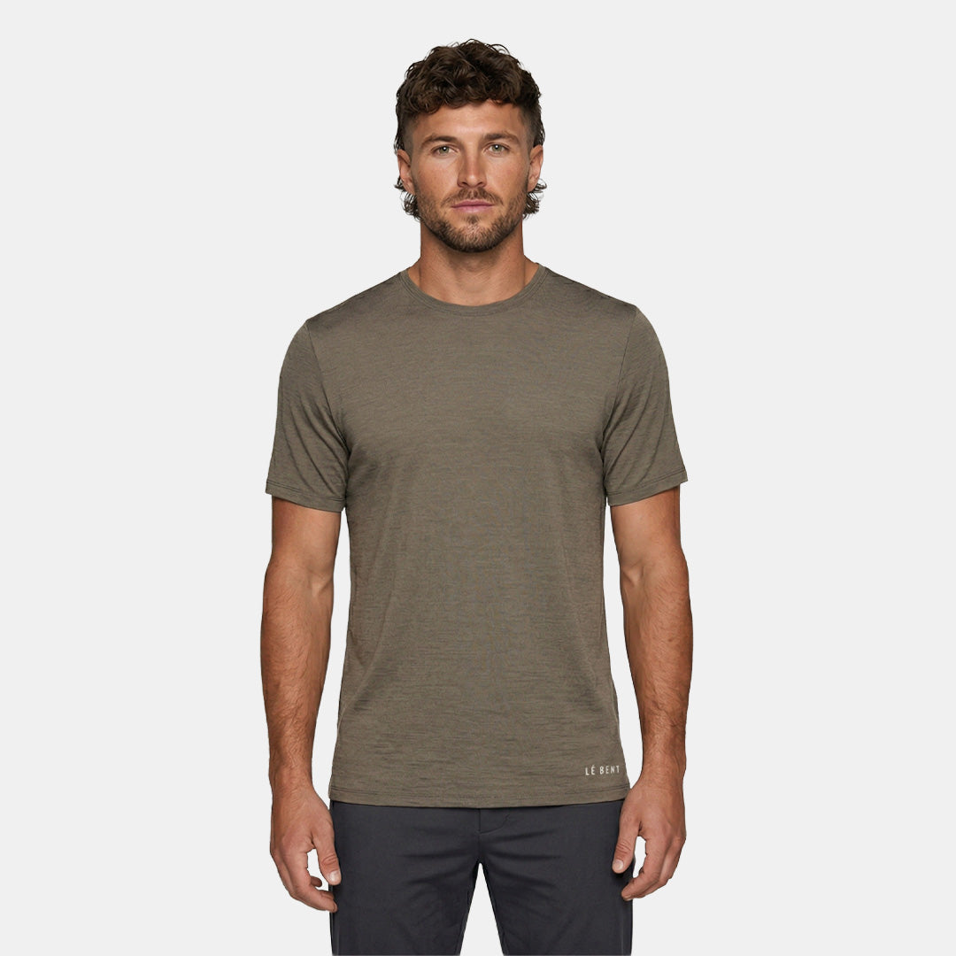 Mens Merino Featherweight Classic SS Tee