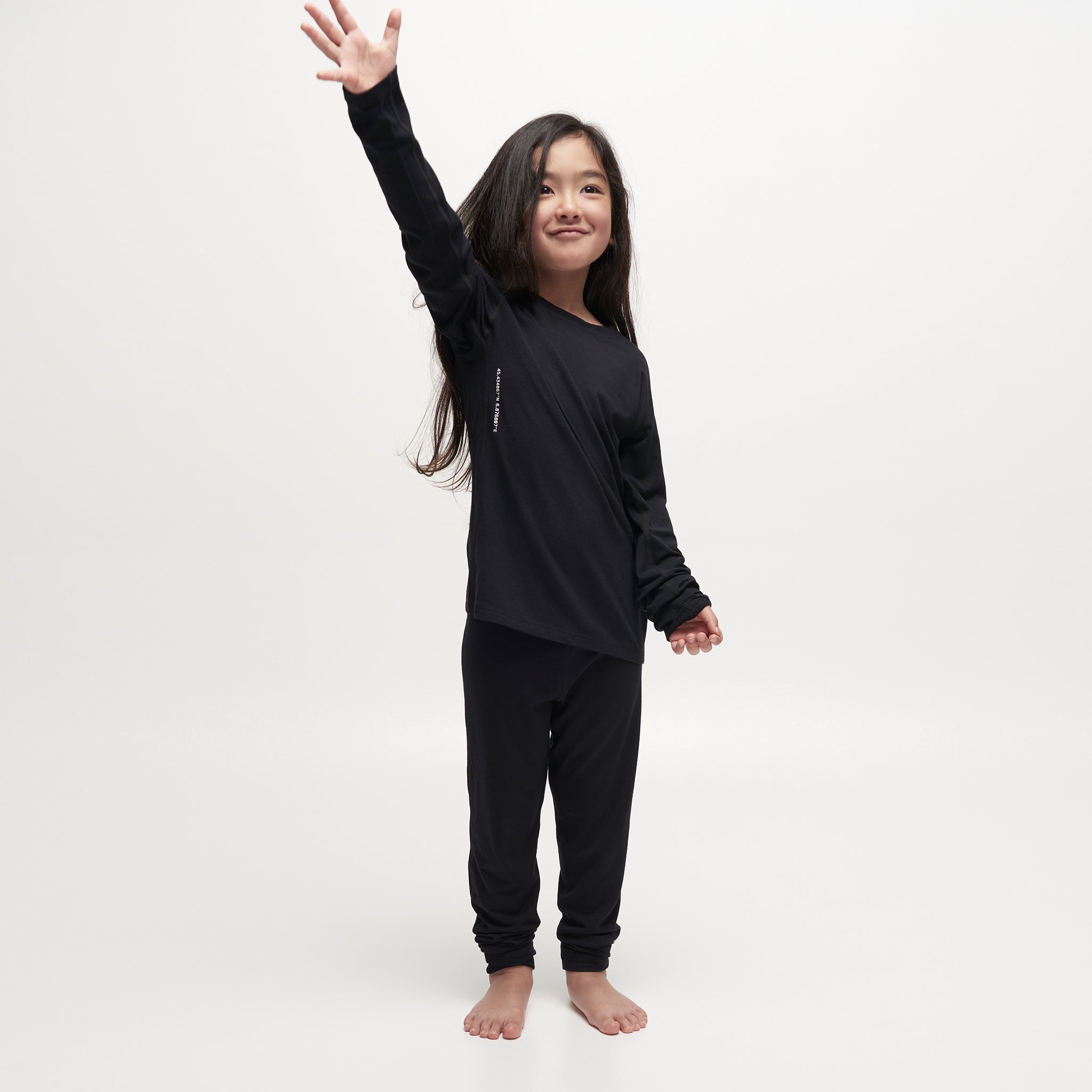 Kids Core Lightweight Merino Raglan Base Layer