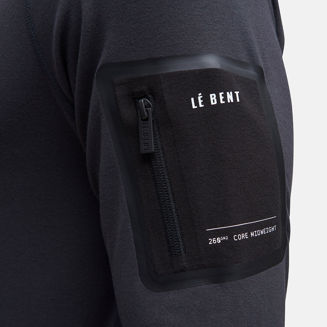 Mens Merino Core Midweight 1/4 Zip Base Layer