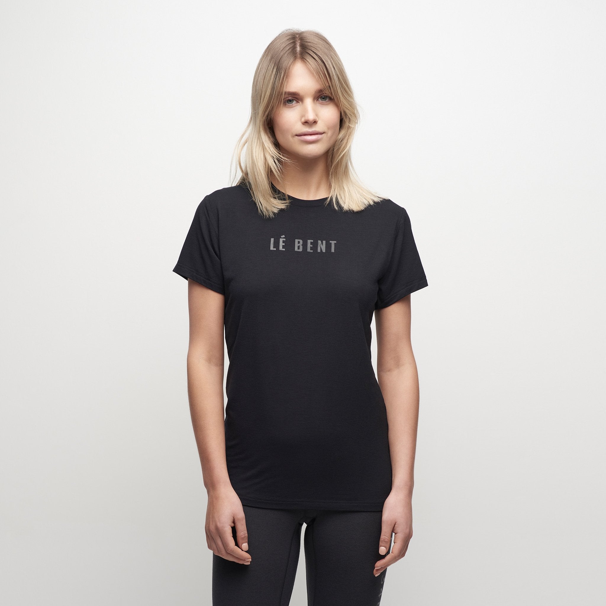 Womens Merino Lightweight Logo SS Tee